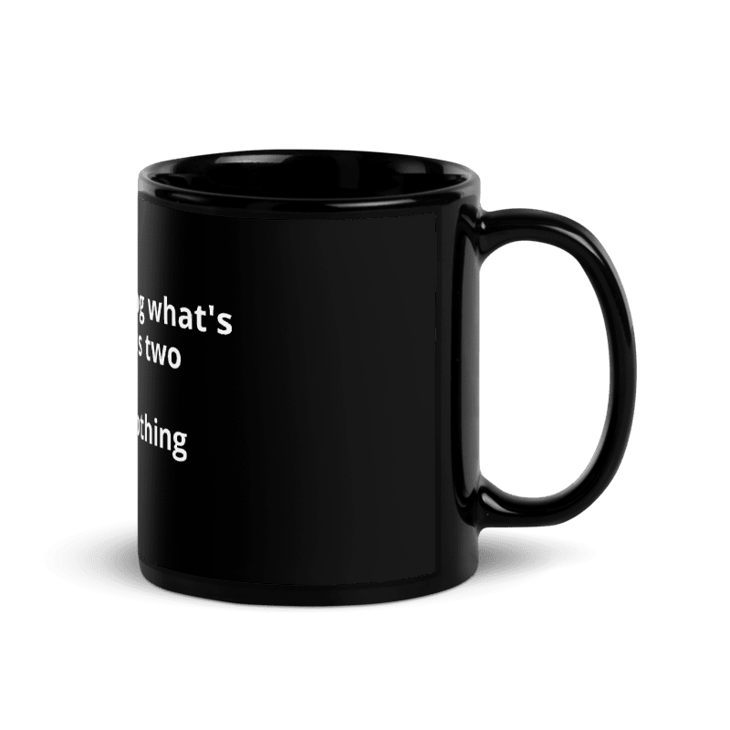 Dog Black Mug