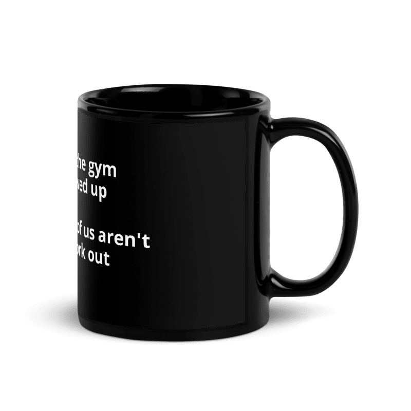 Gym Black Mug