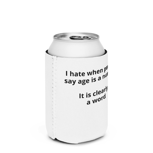 Age is a Word Can cooler