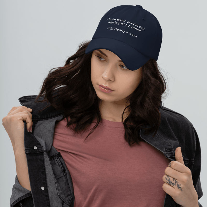 Age is a Word Dad Hat