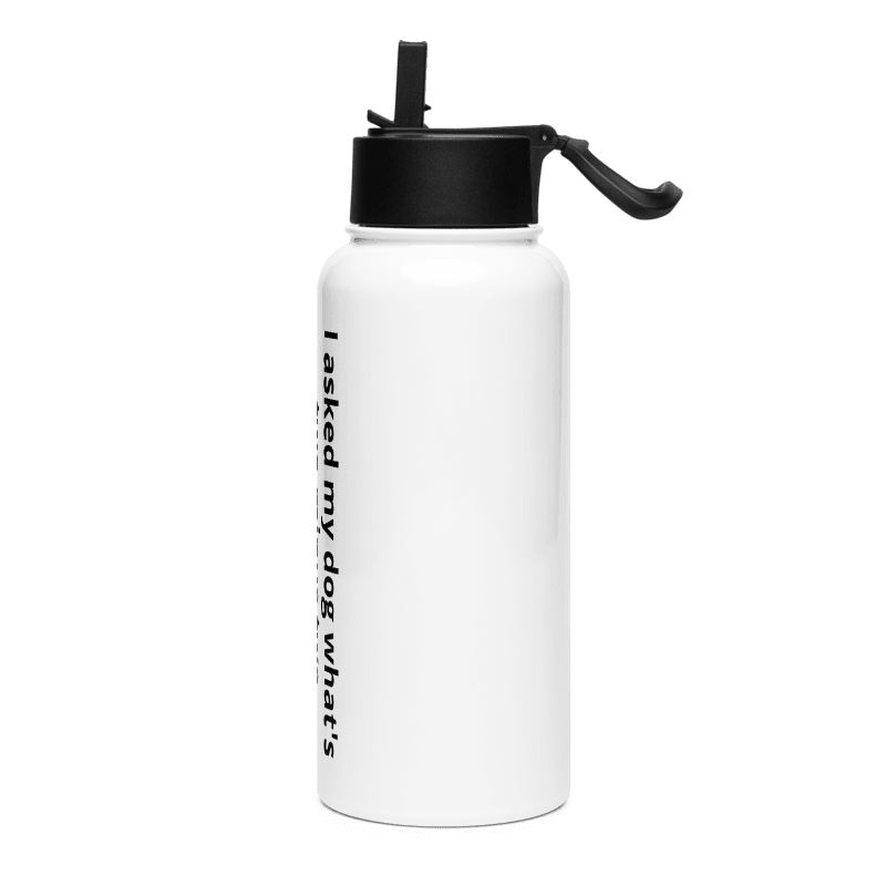 Dog Stainless Steel Water Bottle