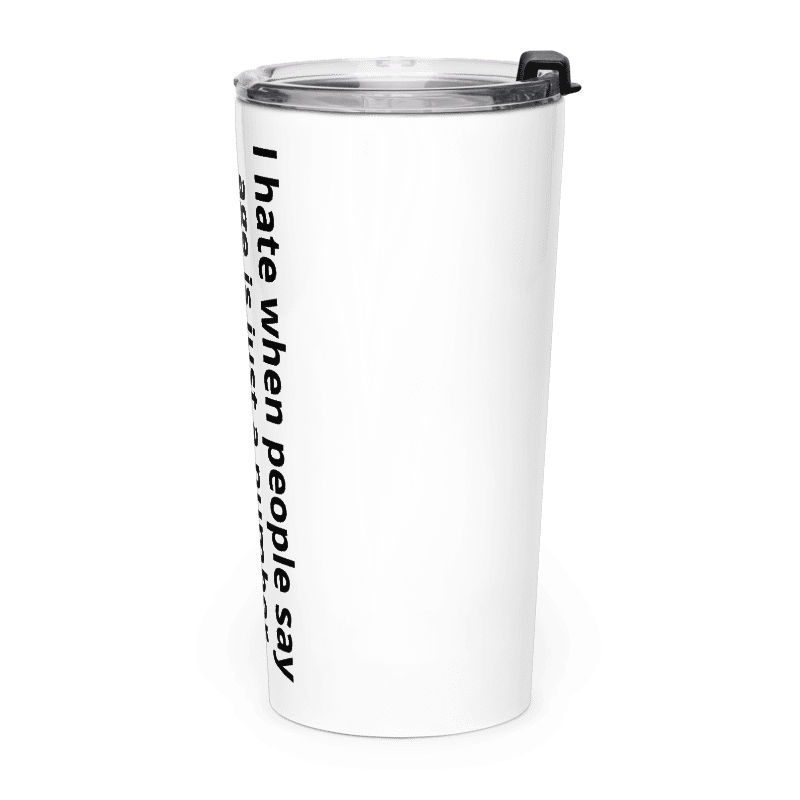 Age is a Word Stainless Steel Tumbler
