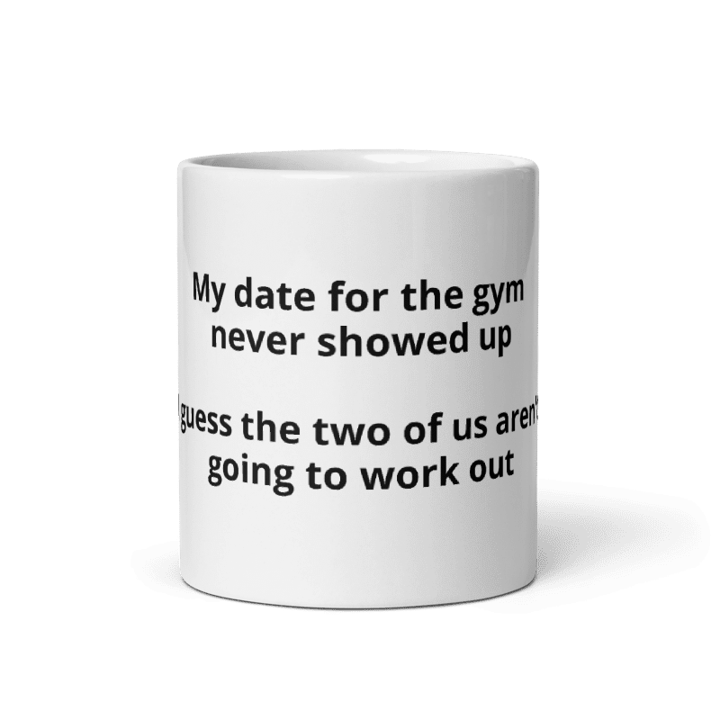 Gym White Mug