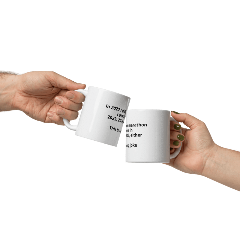 Marathon White Mug