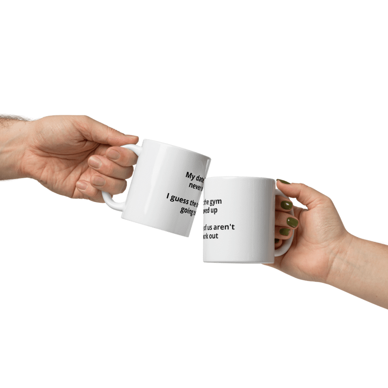Gym White Mug