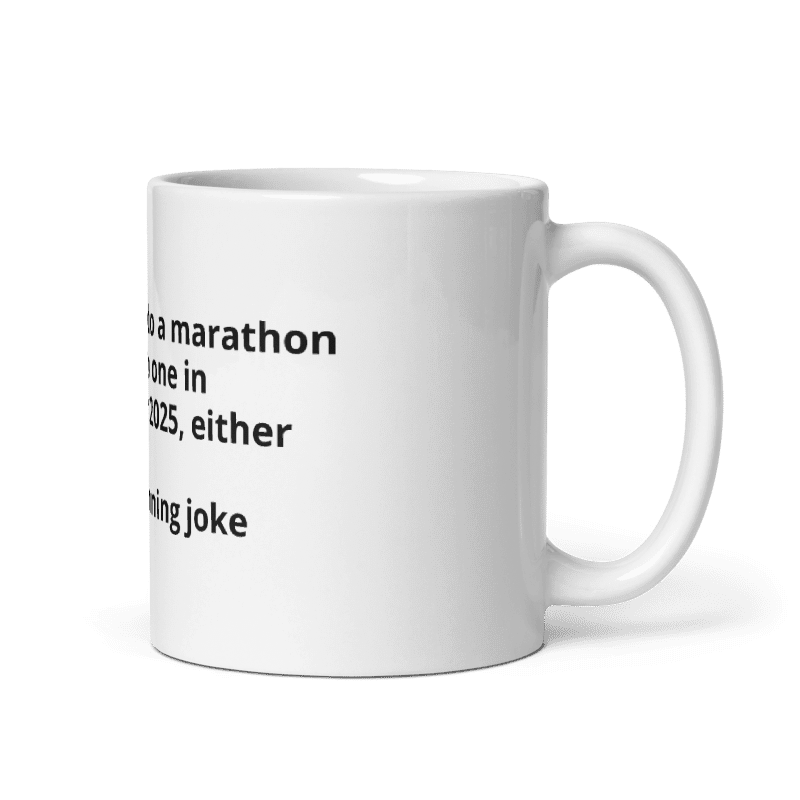 Marathon White Mug